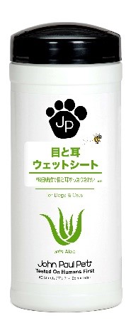 画像1: Ｊｏｈｎ　Ｐａｕｌ　Ｐｅｔ　耳＆目ウェットシート　天然ボタニカルの力でお肌を守る（何時でもどこでもシートでお手入れ！プロ級の仕上がり！！）